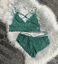Emerald Green Intimates Set XL