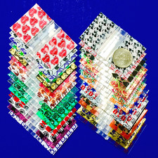 2 MIL 1510 ZIP SEAL BAGS CHOOSE 1 DESIGN OR MIX 1000PCS 1.5" X 1",   Details  