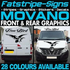 to fit VAUXHALL MOVANO GRAPHICS STICKERS STRIPES DECALS CAMPER VAN LWB EXLWB