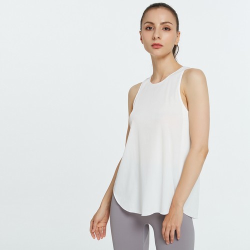Para mujeres Entrenamiento Prendas para el torso sin mangas Fresco-Seco Sin mangas Calce Suelto Camisa Yoga Prendas para el torso deportivo - Imagen 13 de 38