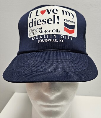 I Love My Diesel! Chevron Delo Motor Oils Mesh SnapBack Cap/Hat- Louisville, KY 