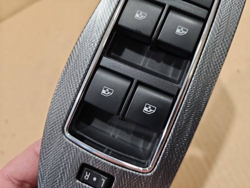 2014-2019 CHEVY IMPALA LH DRIVER OEM MASTER WINDOW SWITCH SILVER BEZEL 22819398 - Picture 5 of 14