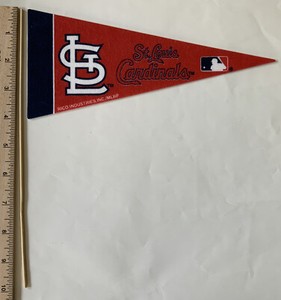 St Louis Cardinals MLB Classic 4"x9" Mini Team Pennant Room Decor Flag + Stick