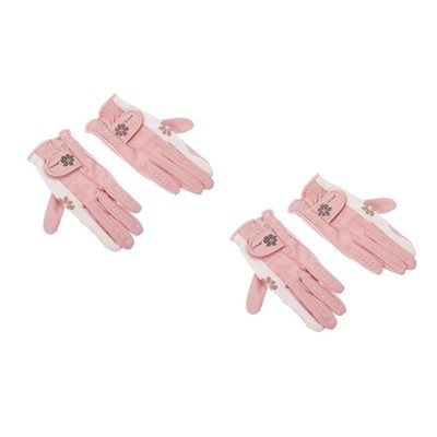  2 Paar Damen-Golfhandschuhe, Golf-Regenhandschuh, atmungsaktive Golfhandschuhe,