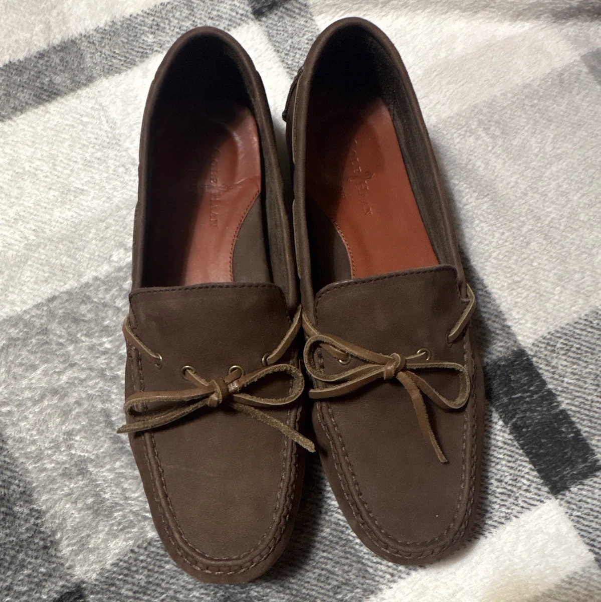 Cole Haan ZERØGRAND Mens‎ Loafers Brown Suede Moccasin Fleece Lined Comfort Cole Haan Zerogrand Shoes Mens Size 11 Brown Suede Fleece  main image 2