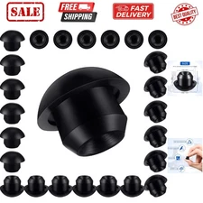 25 Pack 8mm Bottle/Floor Jack Oil Filler Plug Bung, Horizontal Rubber Reservo...