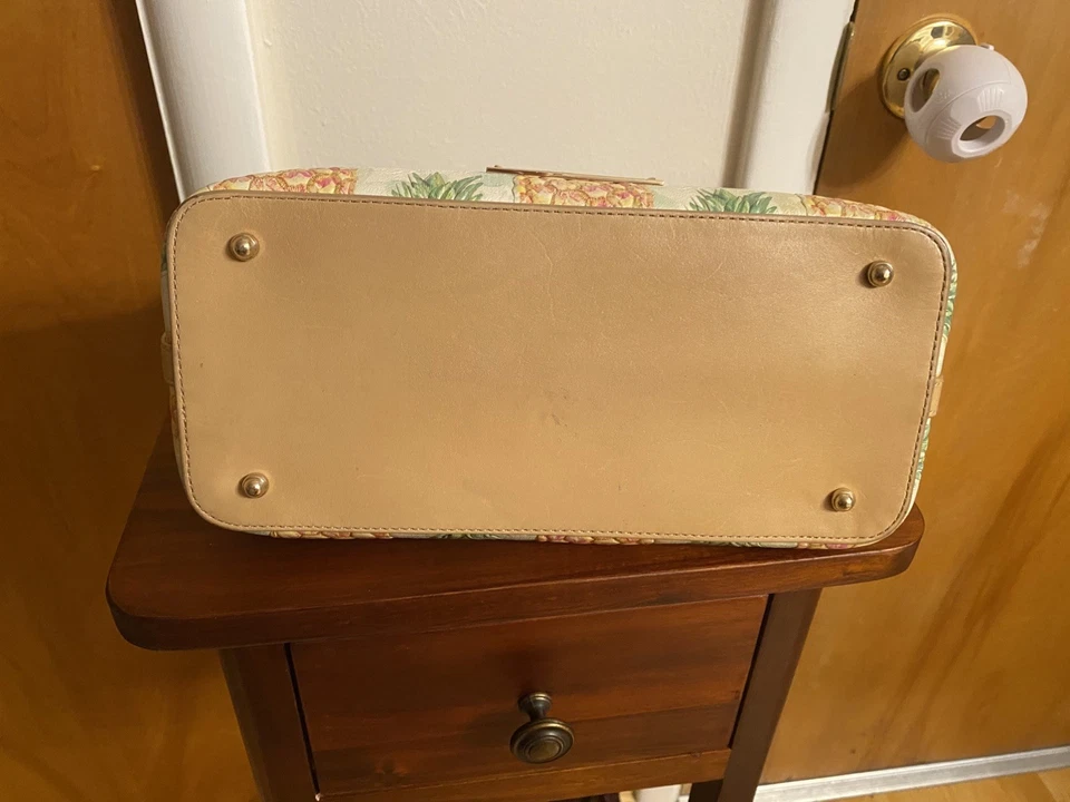 Сумка через плечо Brahmin модель Duxbury Pompano цвет ананаса сумочка из тисненой кожи - Изображение 4 из 4