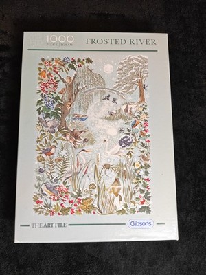 Gibsons Art File Jigsaw Puzzle Frosted River 1000pc Brand new | eBay UK