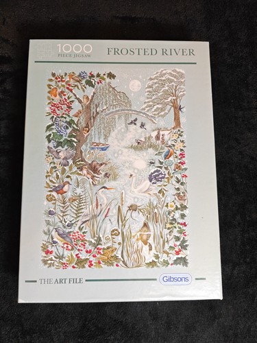 Gibsons Art File Jigsaw Puzzle Frosted River 1000pc Brand new | eBay UK