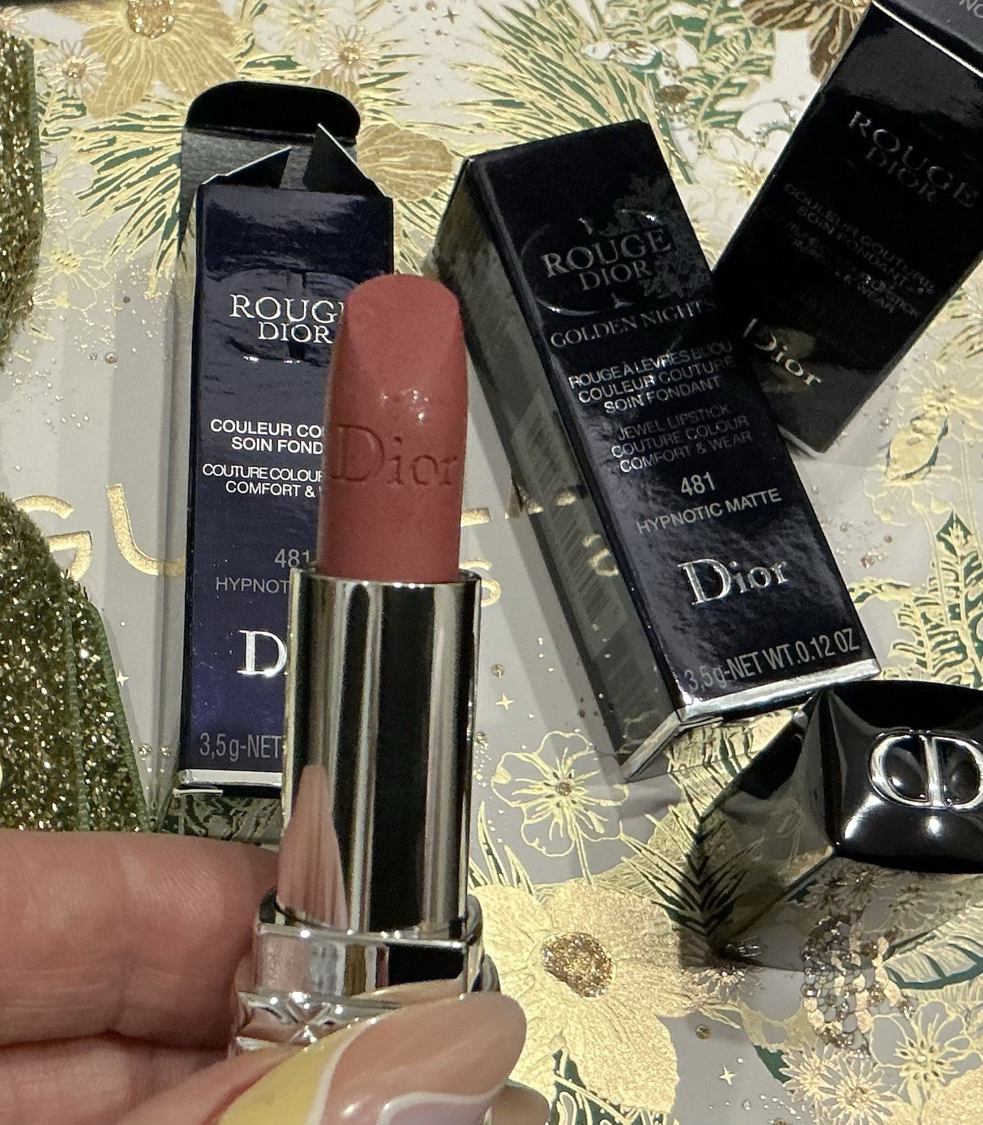 Dior Lipstick Rouge 481 Hypnotic Matte CLASSIC MATTE, Full Size Discontinued