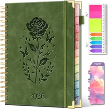 2026 Planner Hardcover Weekly & Monthly Calendar Planner for Women Jan 2026 - De