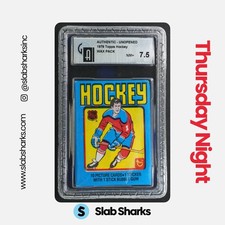 1979 TOPPS HOCKEY WAX PACK FACTORY SEALED GLOBAL AUTHENTICATION 7.5