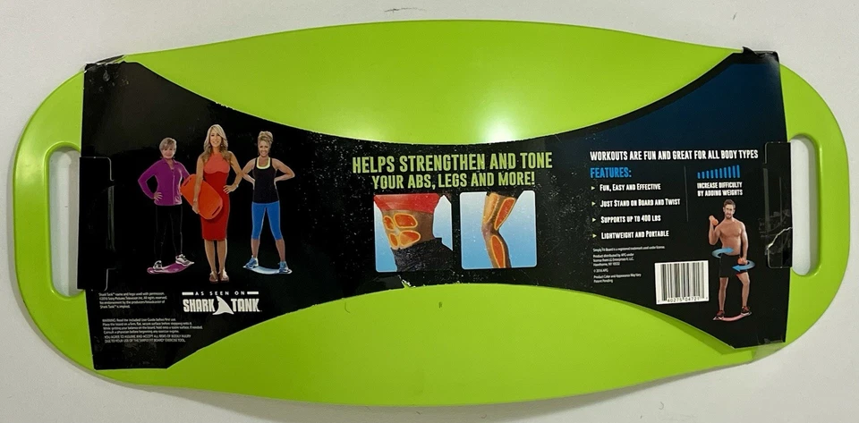 Tabla verde Simply Fit The Workout Balance Board con un giro con DVD Foto 2 de 2