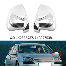 2pcs Außenspiegel Abdeckung Spiegelkappe Auto Für VW Golf 5 Jetta 06–10