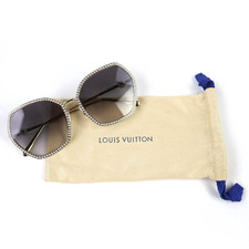 LOUIS VUITTON Sunglasses Eyewear Z2016U Gold 58  18-140 Authentic
