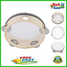Kids' 6-Inch Tambourine with Birch Shell & Melodious Jingles - Perfect Gift!