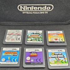 Nintendo DS PAL Games Bundle x6: Mario/Donkey Kong + Official UK Case