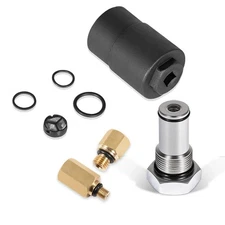 ICP Oil Fuel Rail Adapter IPR Valve Air Test Fitting Tool for 2003~2010 Ford 6.0