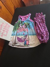 Girls justice pajamas lot size 12