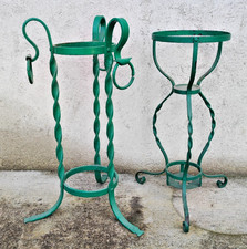 Portavasi FIORIERA Ferro Battuto VERDI D'EPOCA *ARM