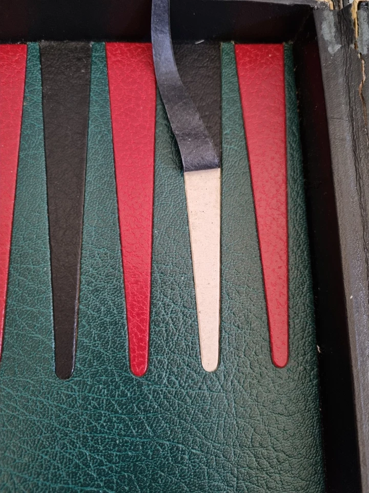 RARE Vintage Petrushkin Backgammon Set The Shape Of Old Book Board Game - Image 4 of 4