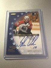 1999-00 Stadium Club #LS10 John LeClair Lone Star Signatures