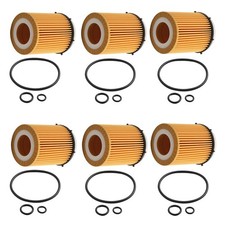 6x Oil Filter for Mercedes-Benz A-Class A220 A200 A250 2.0L 2019-2022 HU7116z