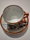 Japanese Hand Painted Eggshell Porcelain Tea Cup and Saucer-Vintage,lot Of 2 — photo 4