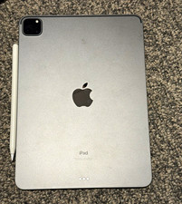 Apple iPad Pro 11in 128GB Wi Fi Silver USB C Rear Camera bundled w/ Apple Pencil