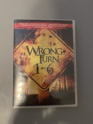 Wrong Turn 1 - 6 Complete Collection DVD 6 Disc Set Horror