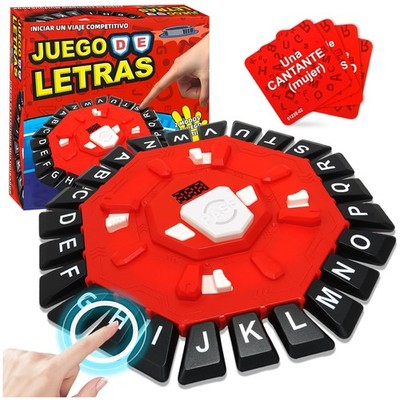 Word Game Spanish, Board Games for Kids and Adults with 2 Modes, 24 Tas...