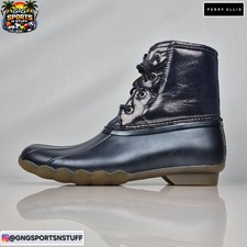 Sperry Top-Sider Duck Boots STK163856 Women's Size 7.5 / Men's 6 Metallic Blue