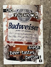 Budweiser Brochure Vintage 1996 Anheuser Busch American Beer