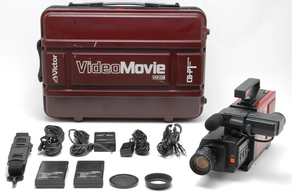 Rare [As-is/CASE] Vintage Victor JVC Video Camera GR-C1 Back to the Future JAPAN - Image 3 of 4