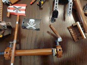 LEGO Imperial Flagship (10210) Parts Lot &ndash; Hull, Masts, Cannons, Deck Sections++