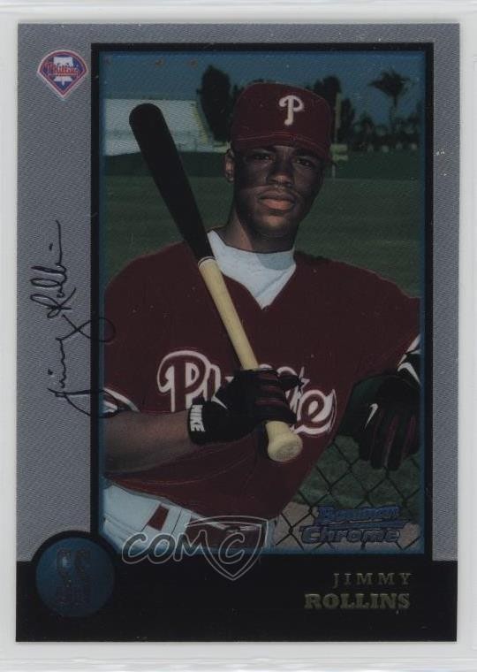1998 Bowman Chrome Jimmy Rollins #181 sh7