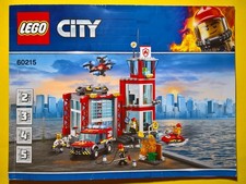 LEGO City 60215 Feuerwehrstation Bauanleitung  [ Nur Bauanleitung  ]