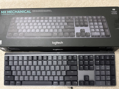 Logitech MX Mechanical Full size Wireless Mechanical  illuminated Keyboard