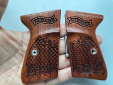 New Hardwood Grip for Walther PPK/S Interarm.380 ACP, 22LR flower art design