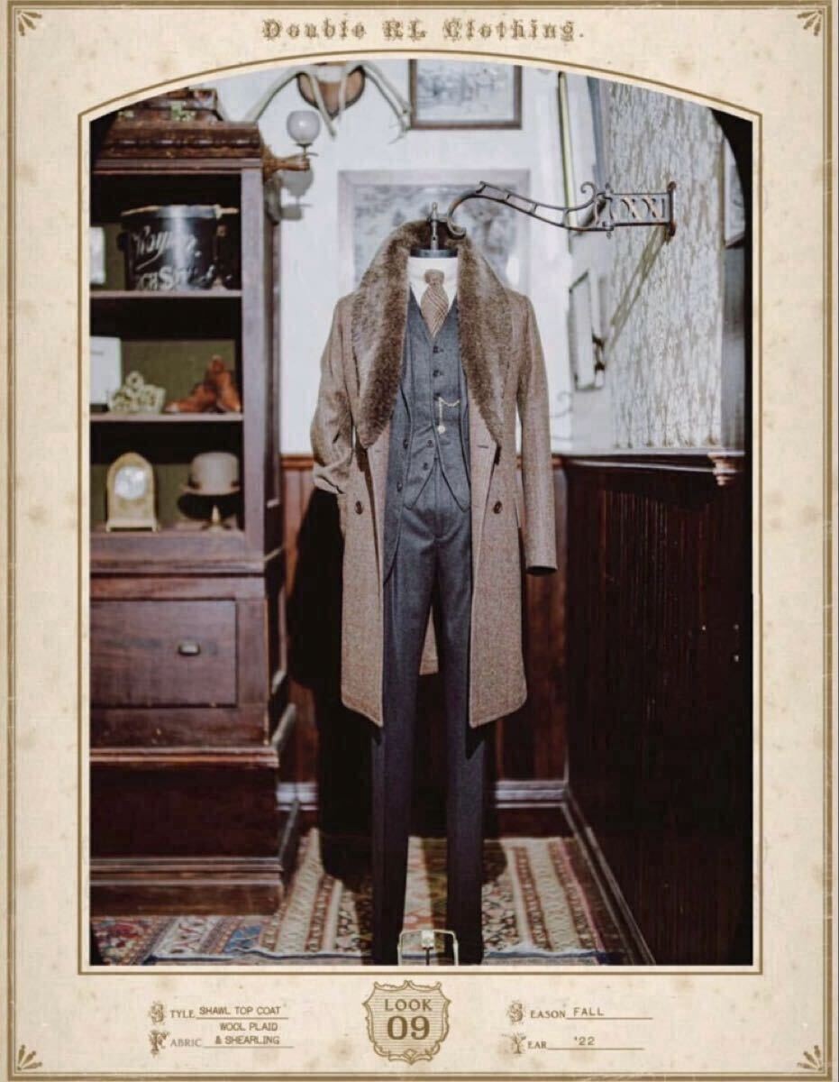 Unused RRL Ralph Lauren Tweed Chester Coat Size S Jacket Brown image 8