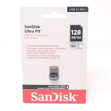 SanDisk Ultra Fit 128GB USB 3.1 Flash Drive - NEW