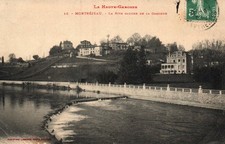Old postcard 31 - Montrejeau (Hte Garonne) - 18. La Rive Gauche de la Garonne