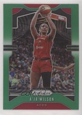 2020 Panini Prizm WNBA Green Prizm A'ja Wilson #18 r5f