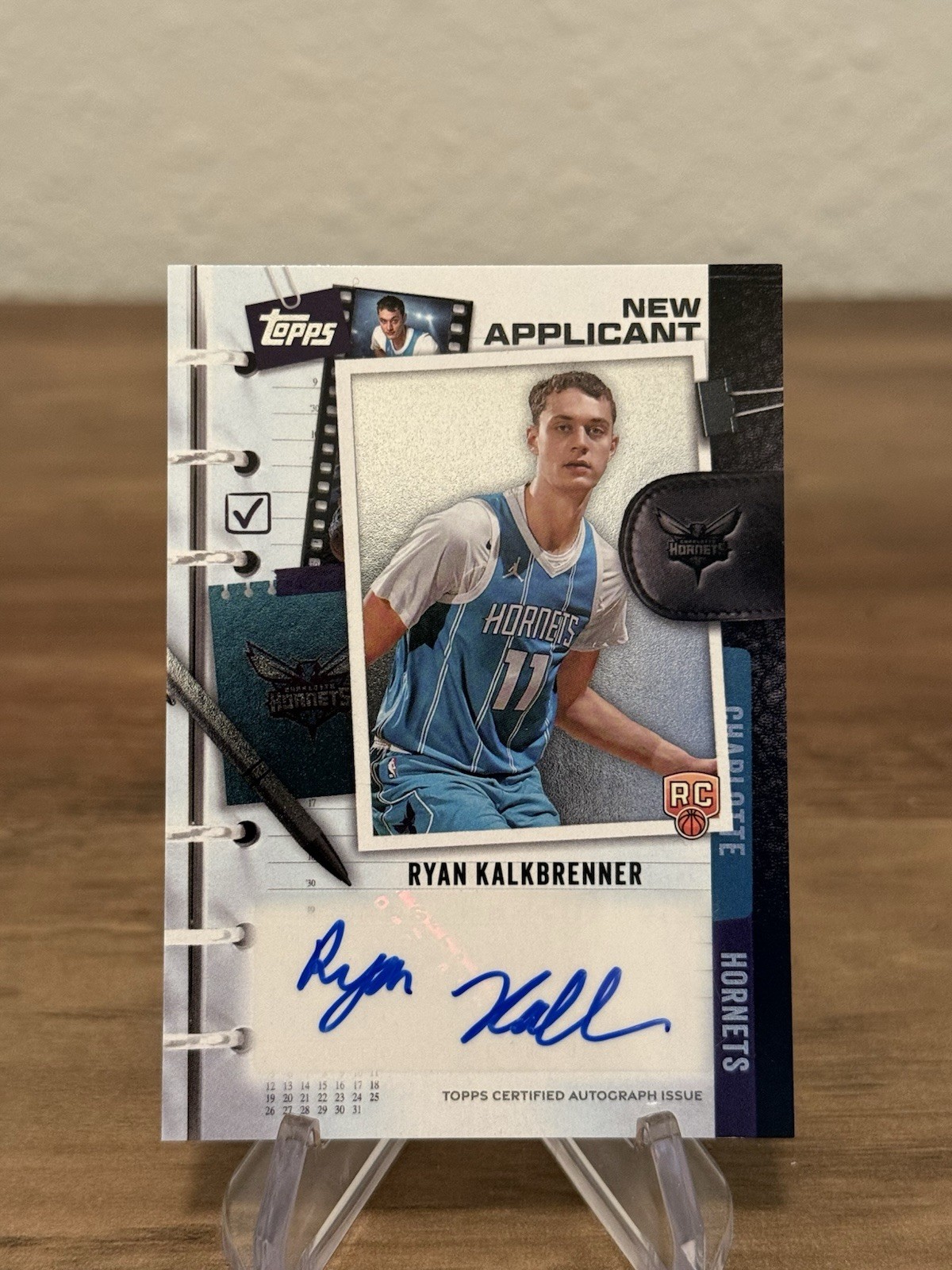 2025-26 Topps - New Applicants Autographs Ryan Kalkbrenner #NA-RK (AU, RC)