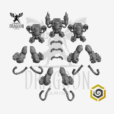 Anvil Wardens Aggressor Kit - Gravis Scale Conversion - 40k kompatibel