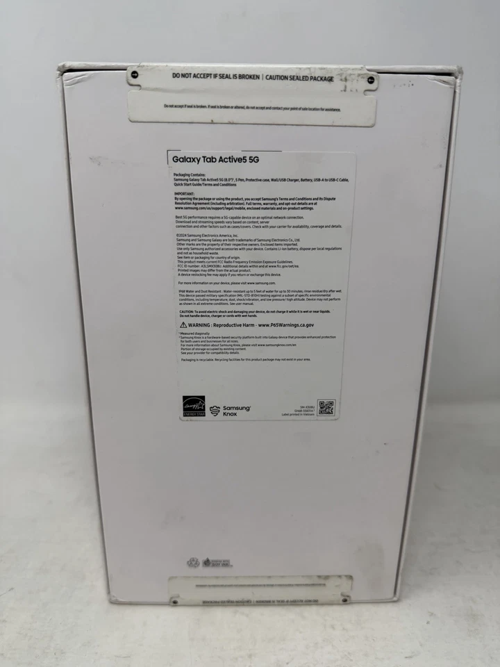 Samsung Galaxy Tab Active 5 SM-X306B 128GB 6GB Unlocked WiFi + 5G Tablet Global - Image 2 of 3