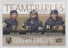2019-20 Upper Deck Team Triples Gold Mark Stone Marc-Andre Fleury #TT-6 2o7