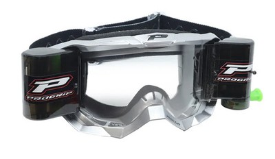 PRO GRIP PZ3300RO-414 BRILLE VISION GO ROLL OFF XXL SILBER MATT