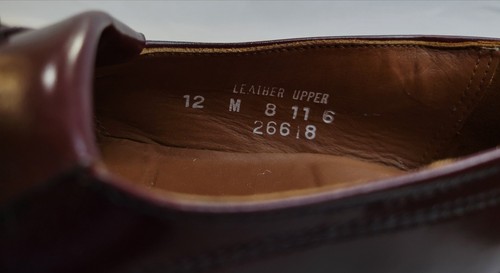 VTG BOSTONIAN Classics USA Made Mens Brogue Wingtip Tassel Loafer Leather 12 M - Picture 8 of 8