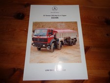 1994 MERCEDES-BENZ 3234K 32 TONNES 8 X 4 TIPPER TRUCK BROCHURE
